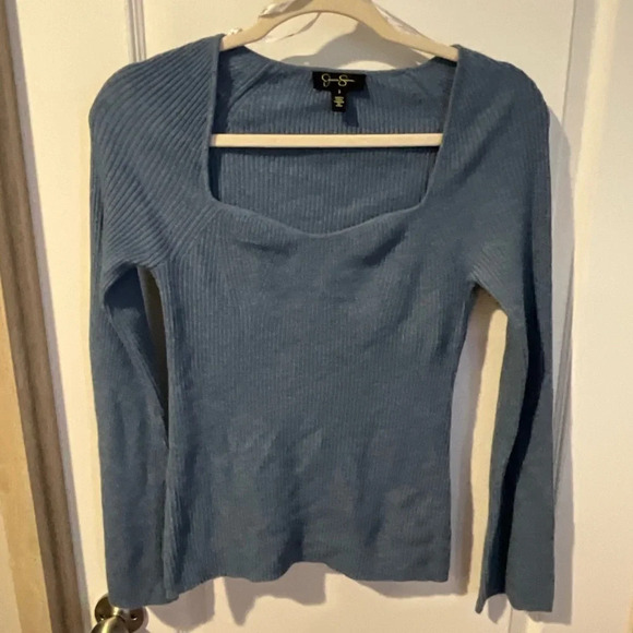 Jessica Simpson Tops - Jessica Simpson light blue sweater size small.